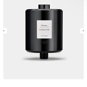 Filterbaby Pro X Dr. Dorfman Titanium Aluminum Shower Filter - Black
